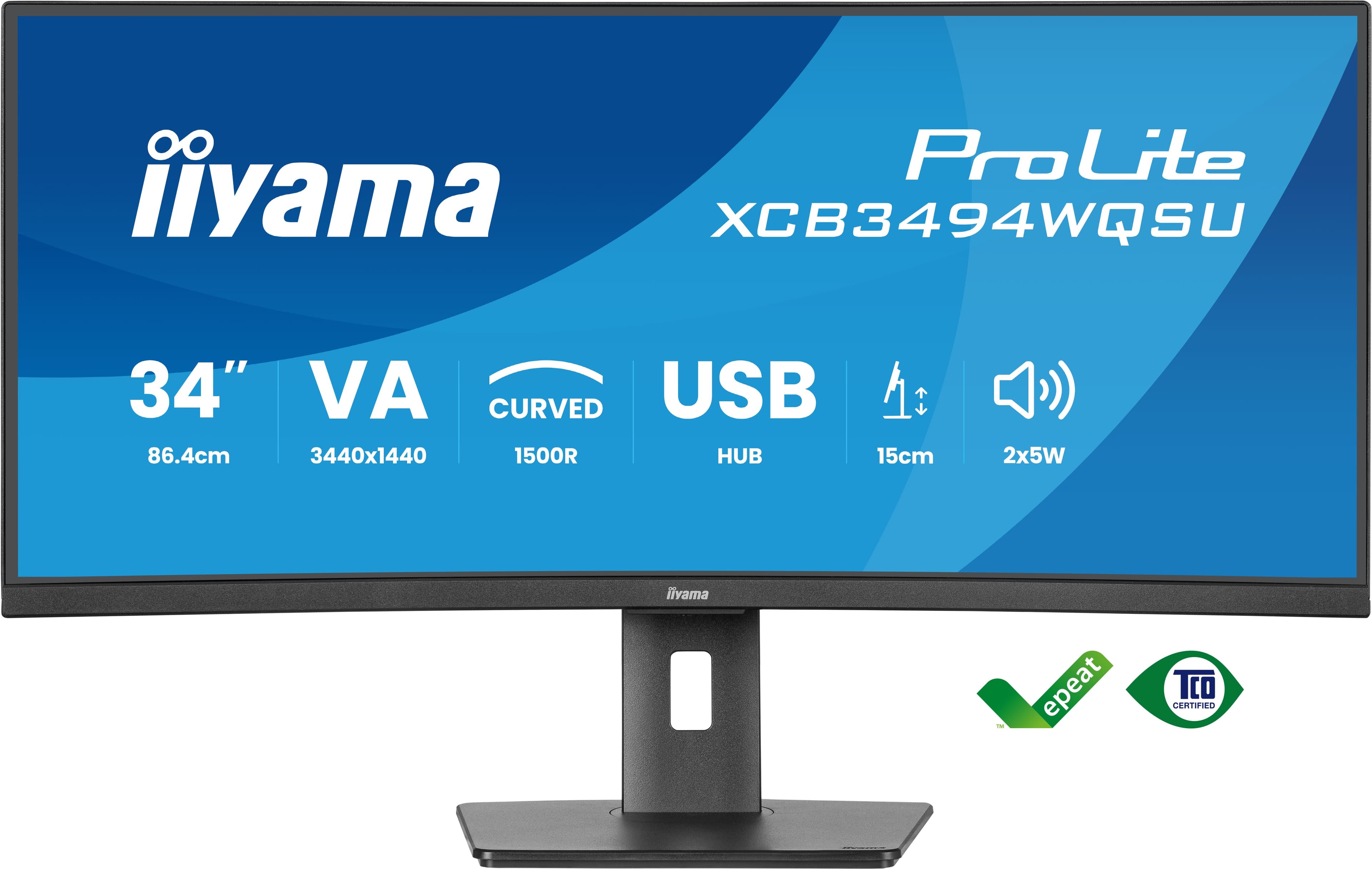 iiyama ProLite XCB3494WQSU-B1 — photo 2 of 13