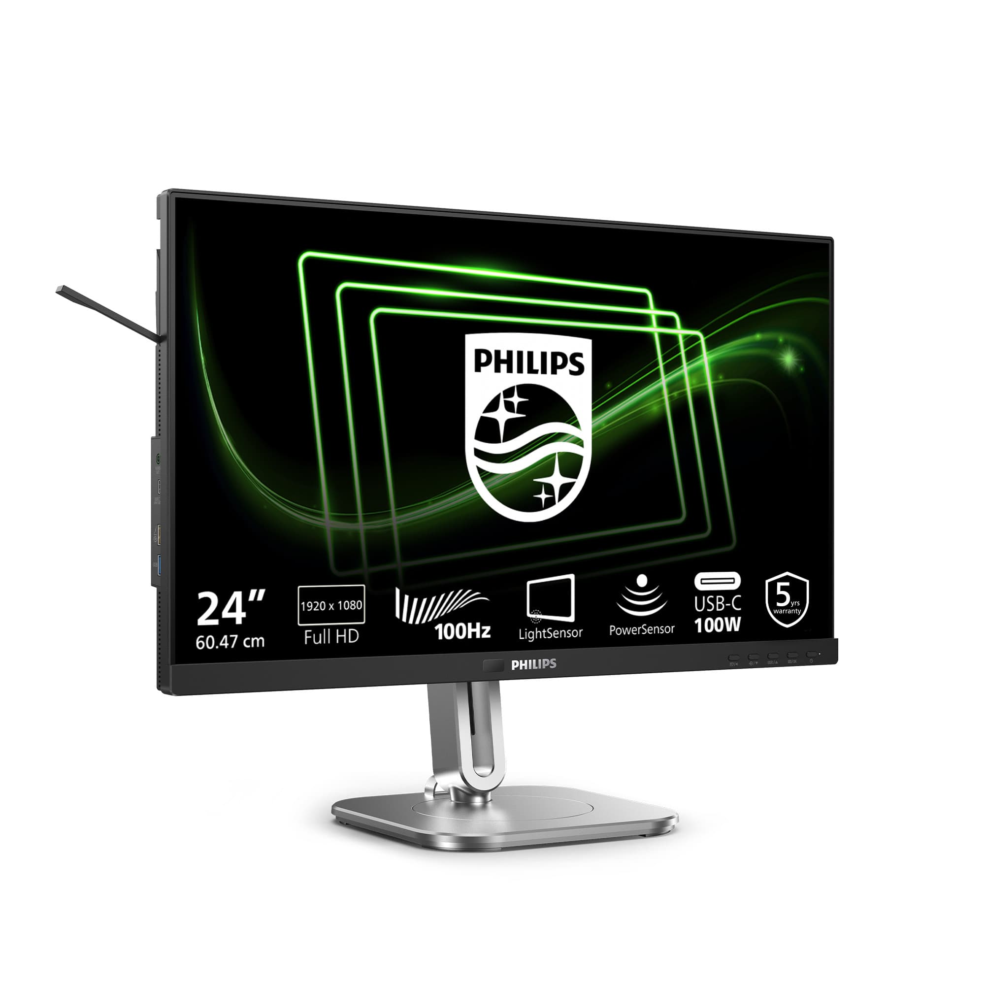 Philips 5000 Série 24" - 1920 x 1080 - Full HD - LCD - Noir — photo 3 sur 12
