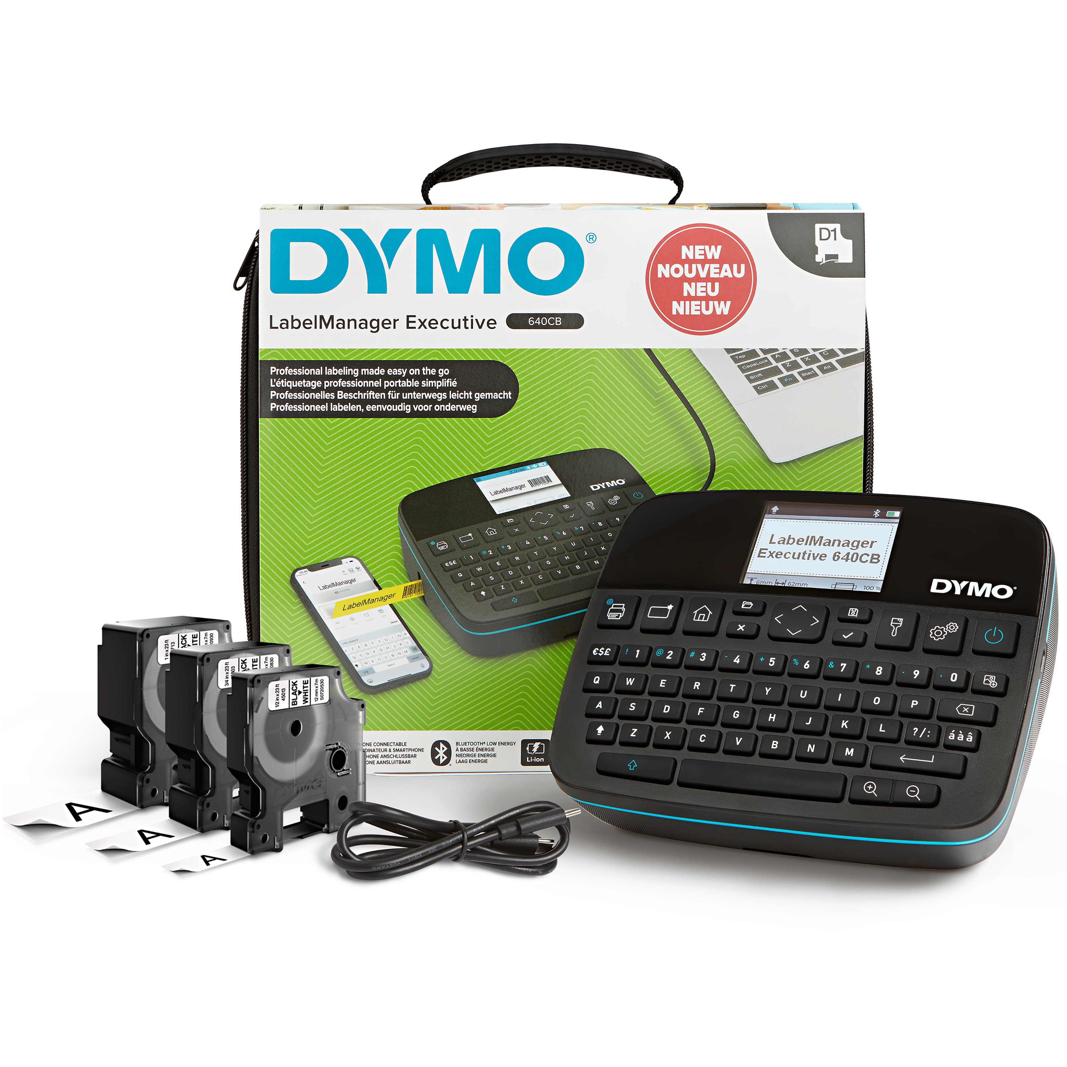 DYMO LabelManager Executive 640 CB - Kit de boîtier - Qwerty — photo 2 sur 7