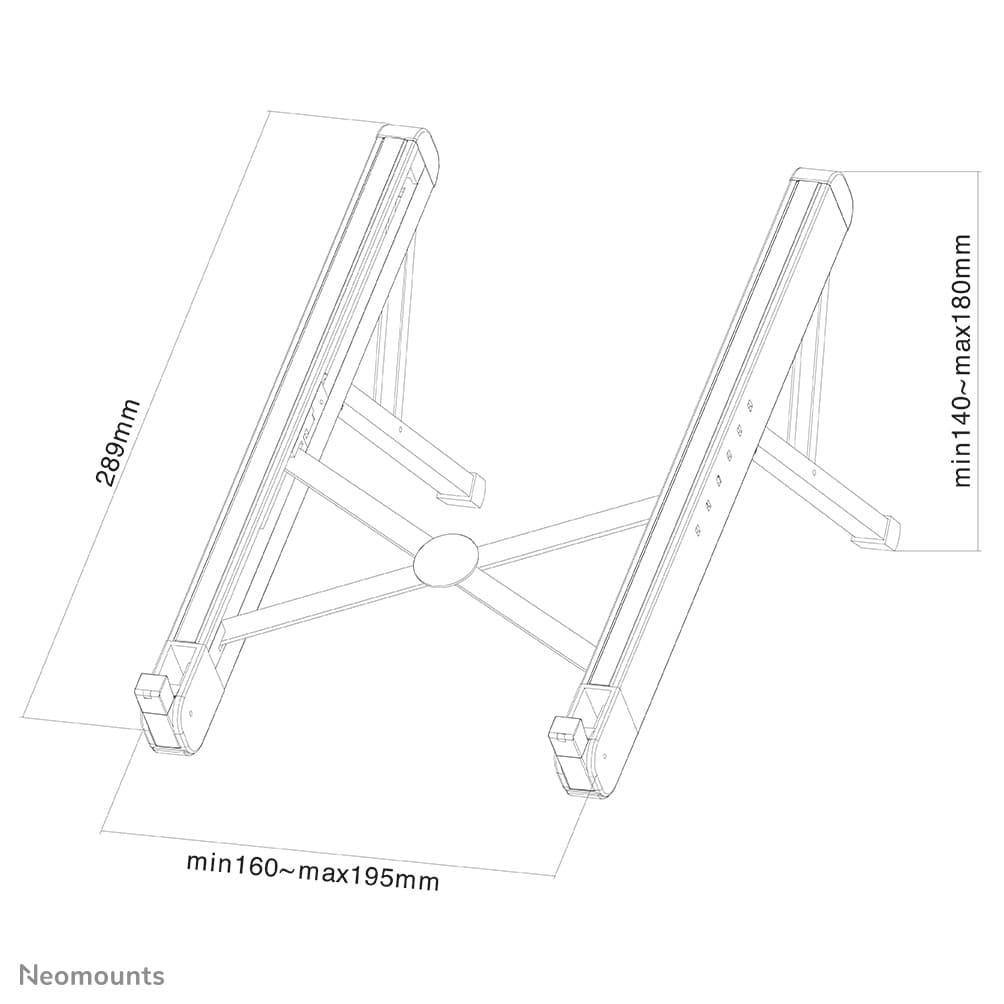 Support Ordinateur Portable - 11-17 Pouces - Jusqu'à 5 kg - 6 Positions de Hauteur - Pliant - Compact - Universel - Argent — photo 18 sur 18