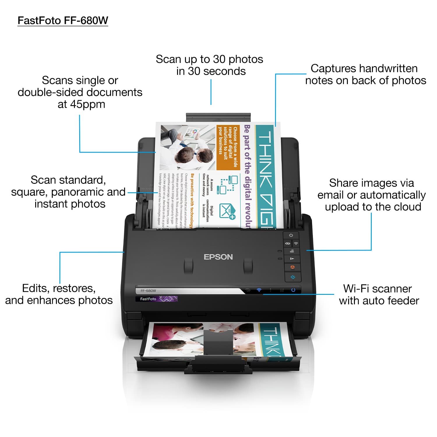 Epson FastFoto FF-680W Sheet-fed Scanner — photo 10 of 11