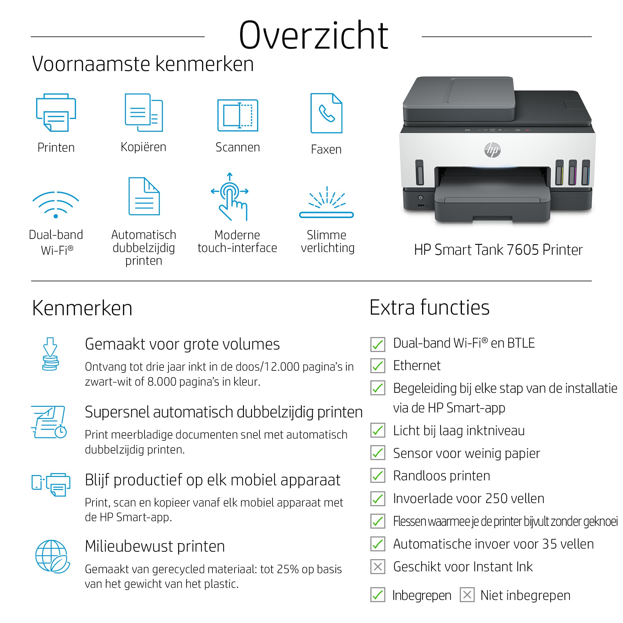 HP Smart Tank 7605 All-in-One Printer — photo 4 of 15