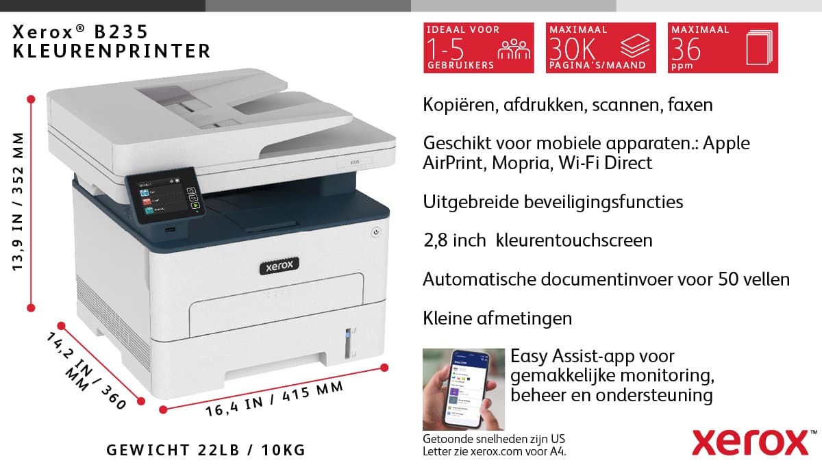 Xerox B235 Multifunctional Printer — photo 7 of 15