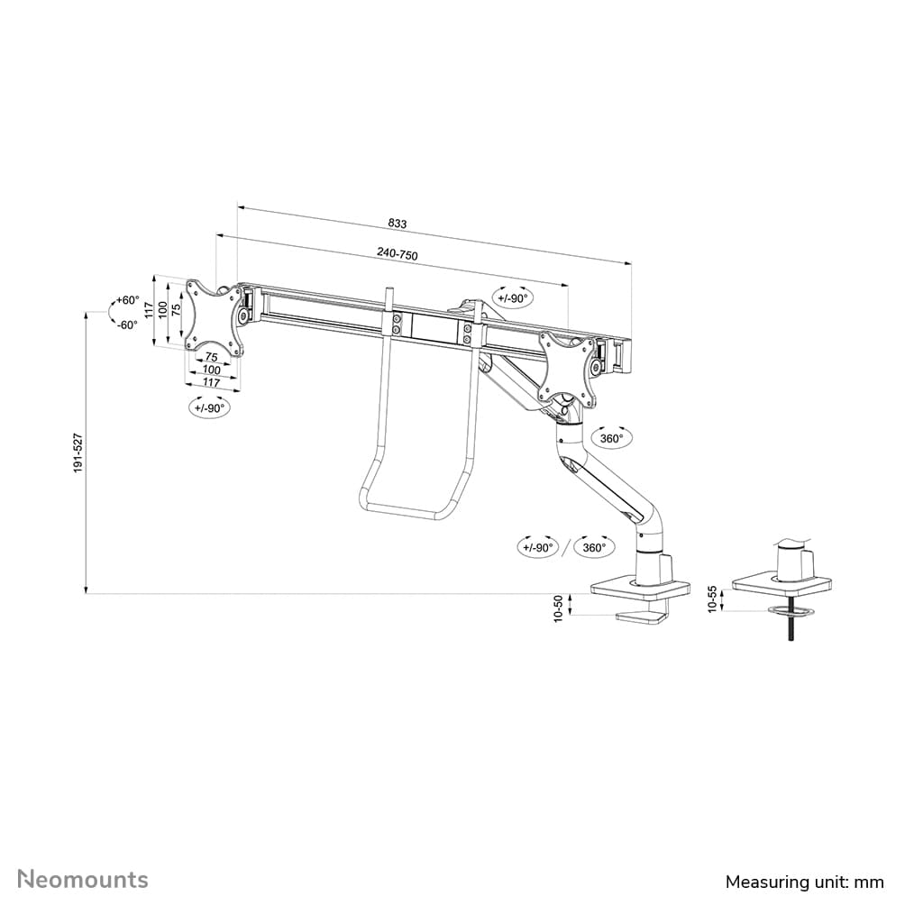 NEXT One Dual Crossbar Monitor Arm — photo 19 of 19
