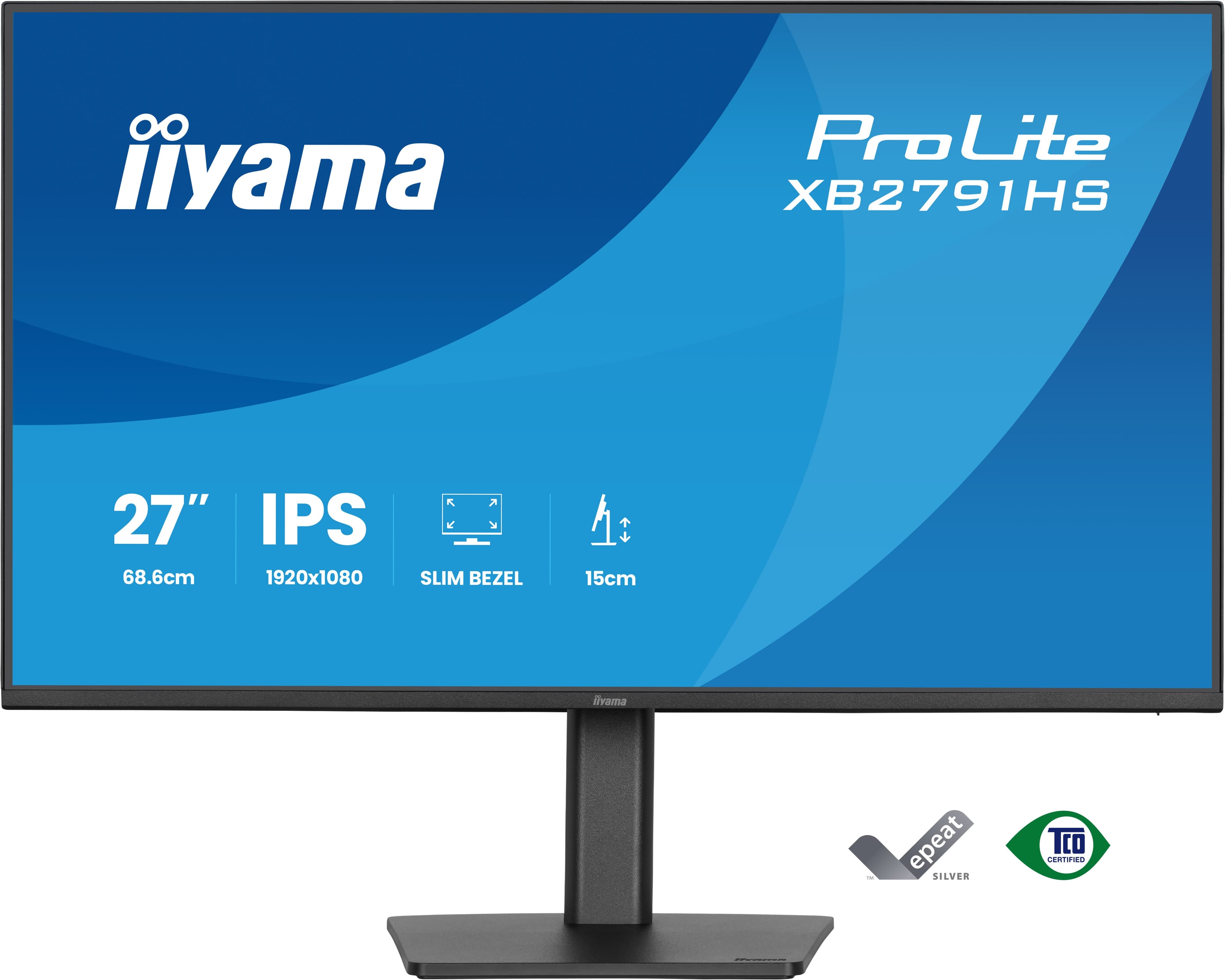 IIYAMA ProLite XB2791HS-B1 27" Full HD Touch Monitor — photo 2 of 20