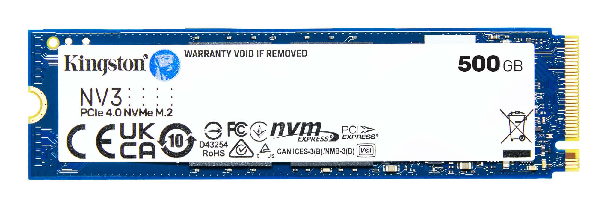 KINGSTON NV3 M.2 2280 NVMe SSD 500 GB — photo 3 of 11