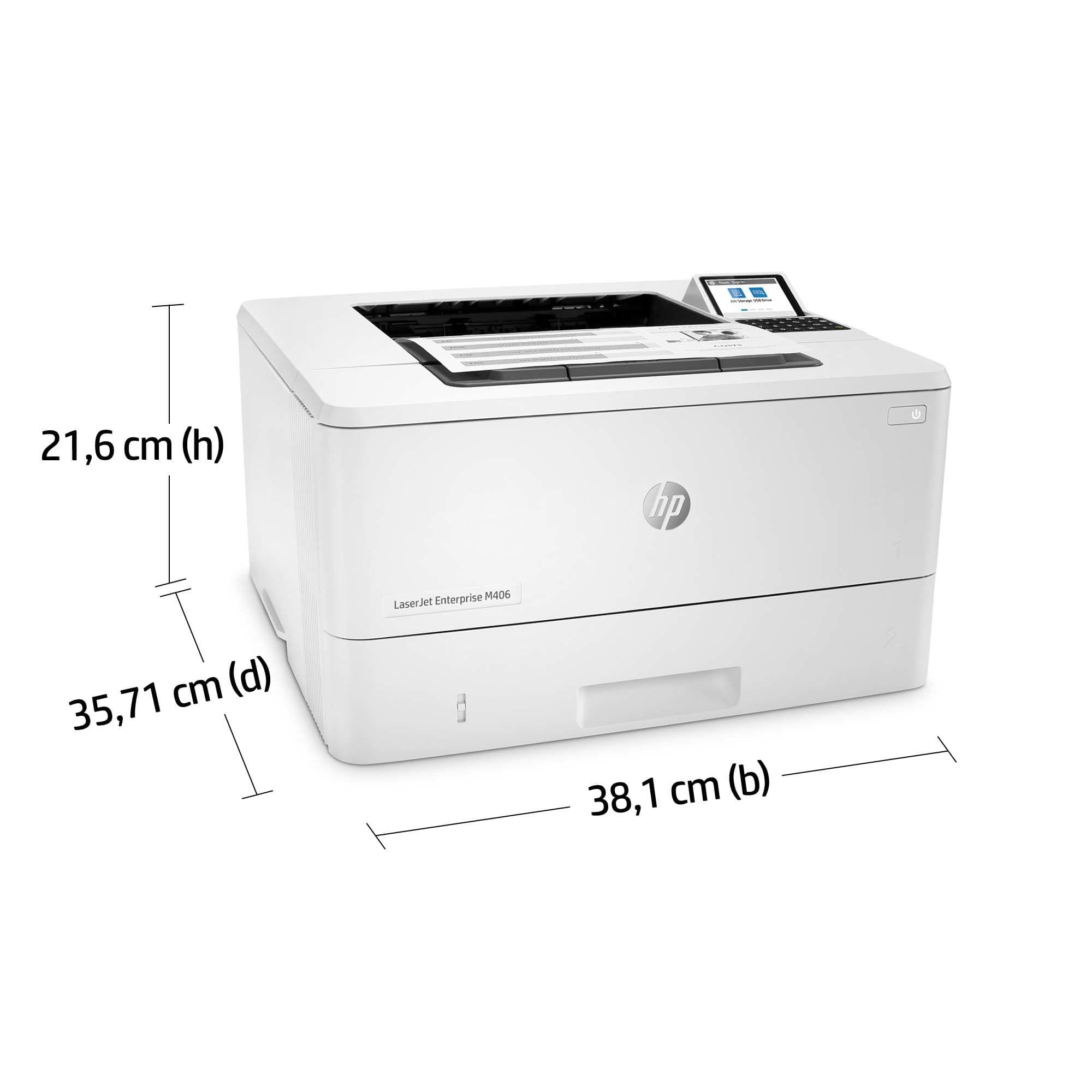Imprimante HP LaserJet Enterprise M406dn — photo 6 sur 15