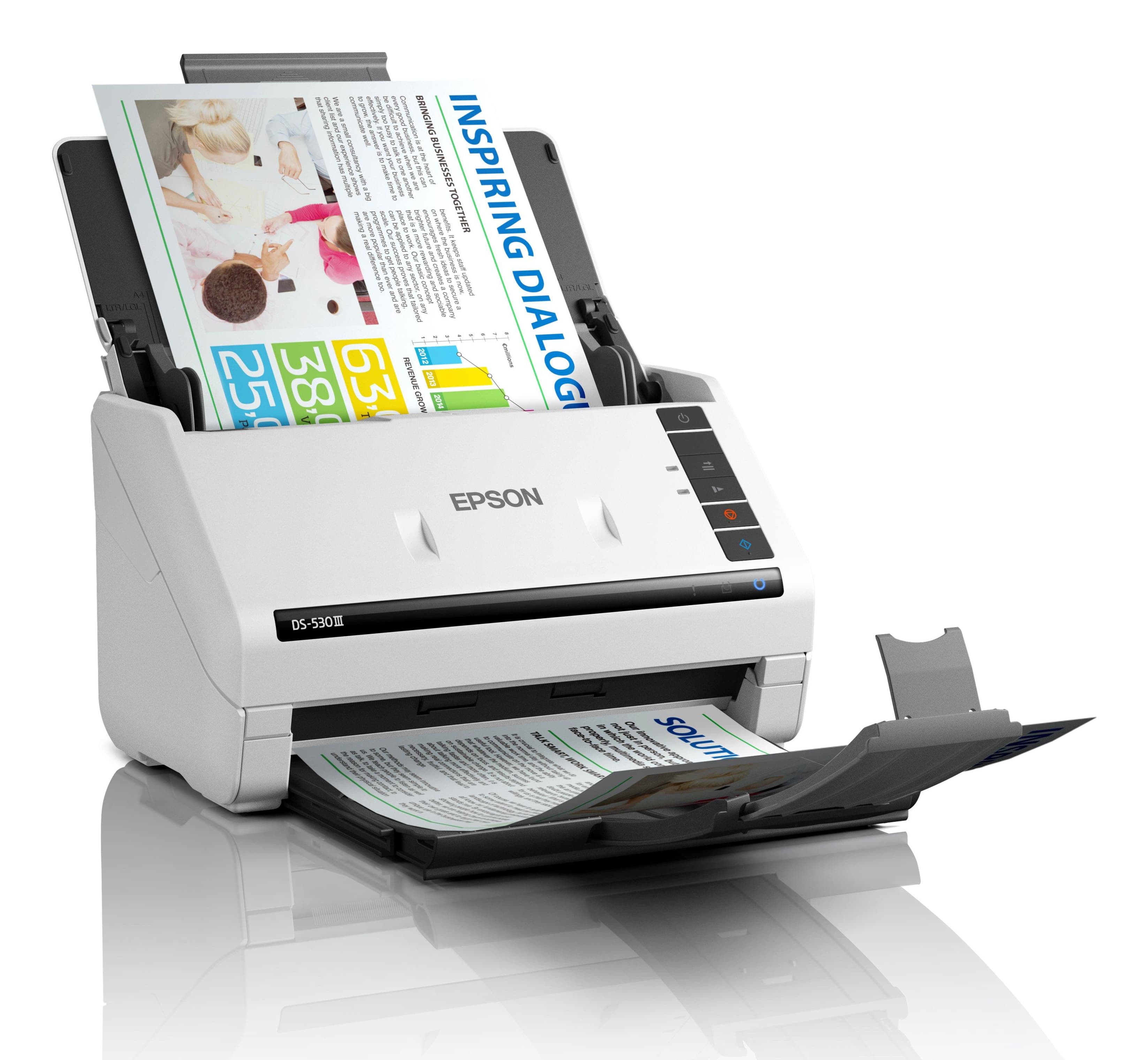Epson WorkForce DS-530III Sheet-fed Scanner — photo 4 of 12