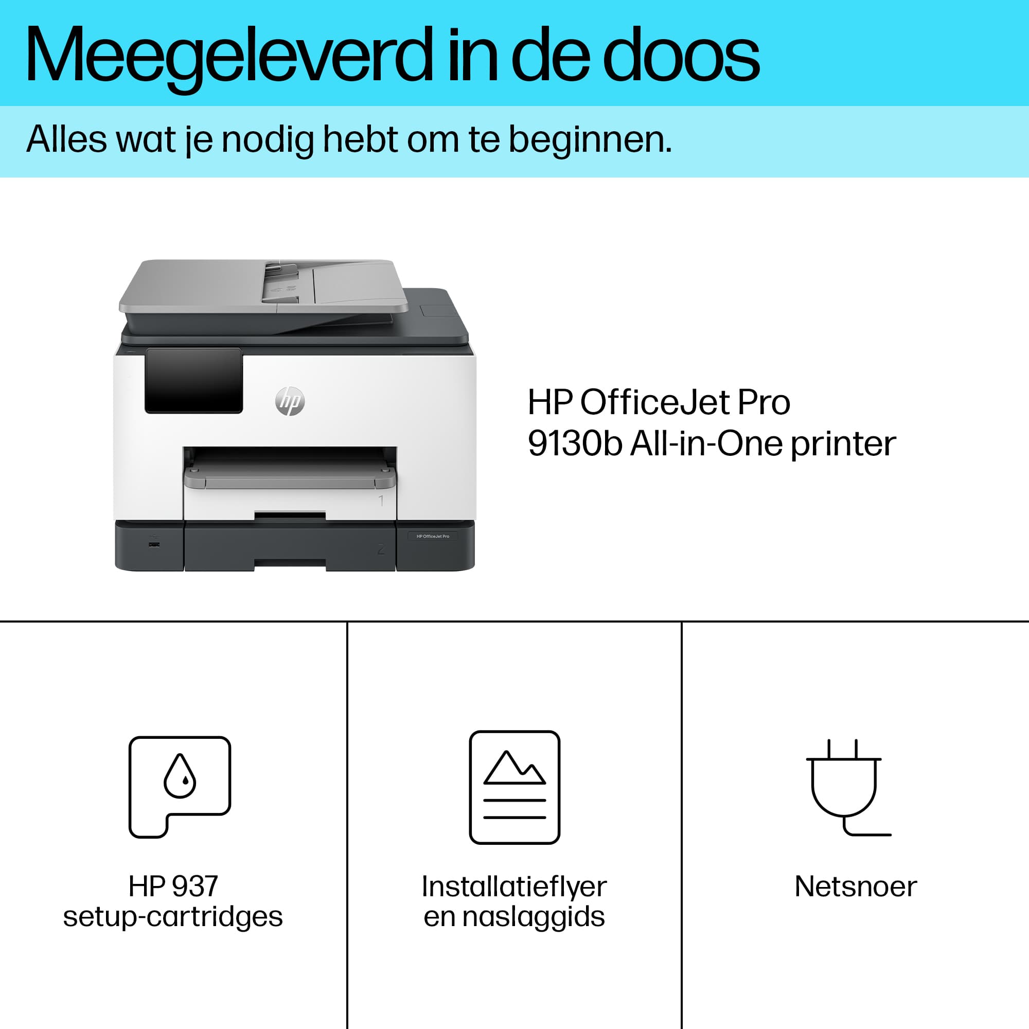 OfficeJet Pro 9130b All-in-One Printer — foto 4 van 10