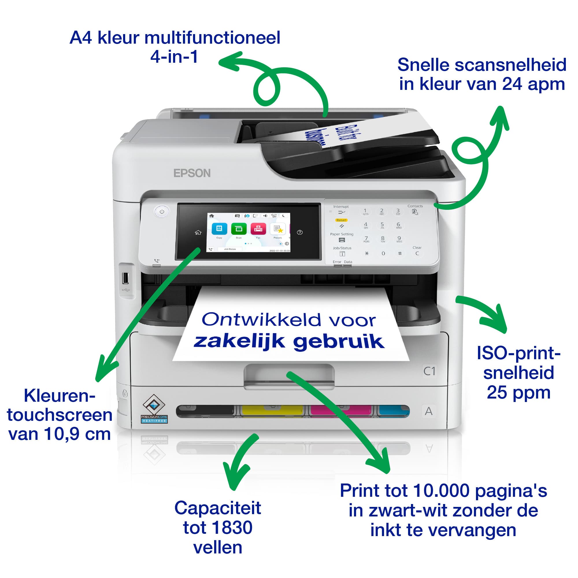Epson WorkForce Pro WF-C5890DWF Inkjet Printer — photo 10 of 12