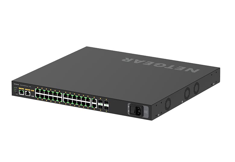 NETGEAR GSM4230P 24-Port Gigabit PoE+ Managed Switch with 300W Power Supply and 4 SFP Ports — photo 4 of 7