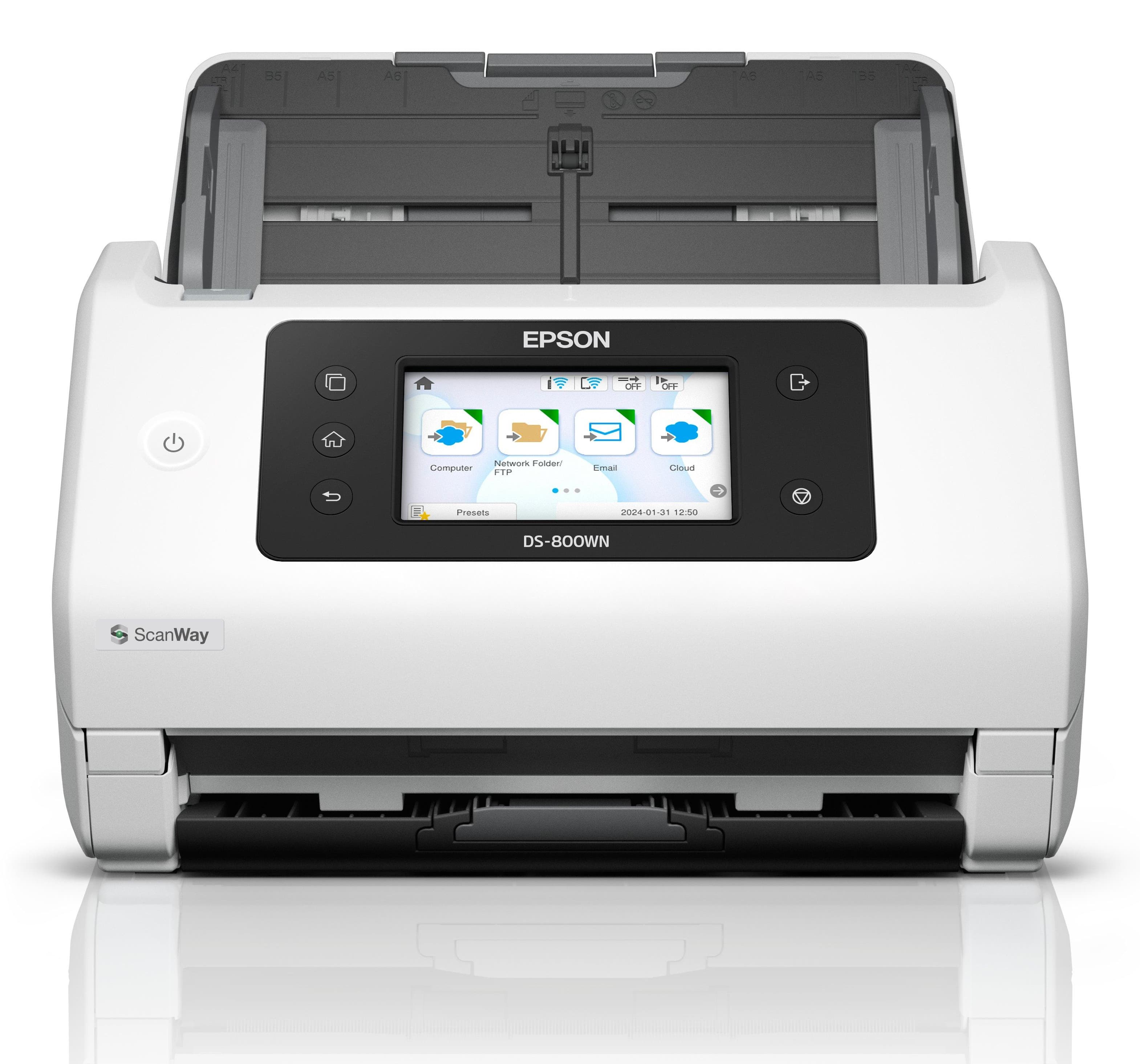 WorkForce DS-800WN Sheet-fed scanner 600 x 600 DPI A4 White — photo 5 sur 14