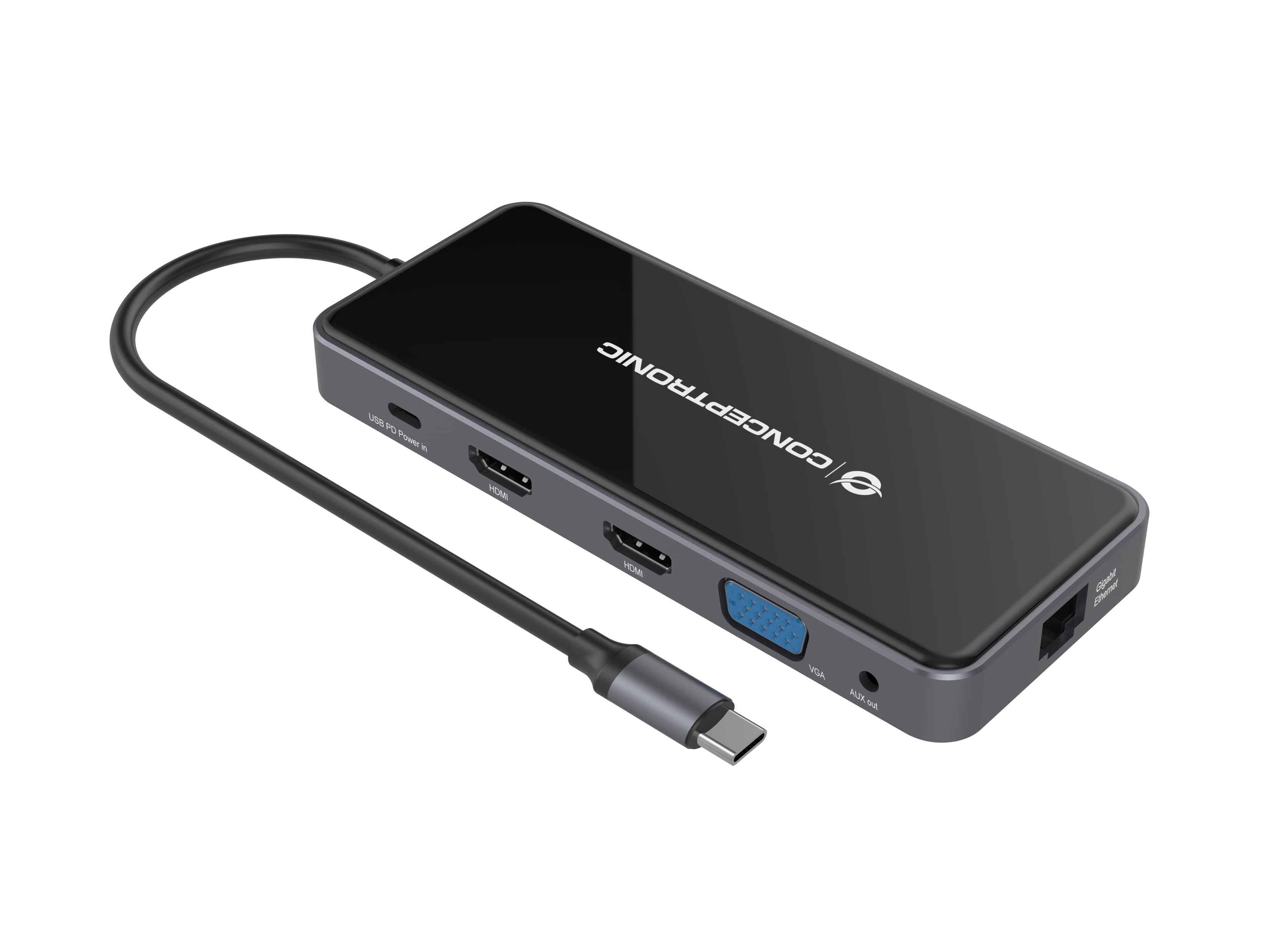 CONCEPTRONIC 12-en-1 Station d'accueil USB 3.2 Gen 1 — photo 7 sur 8