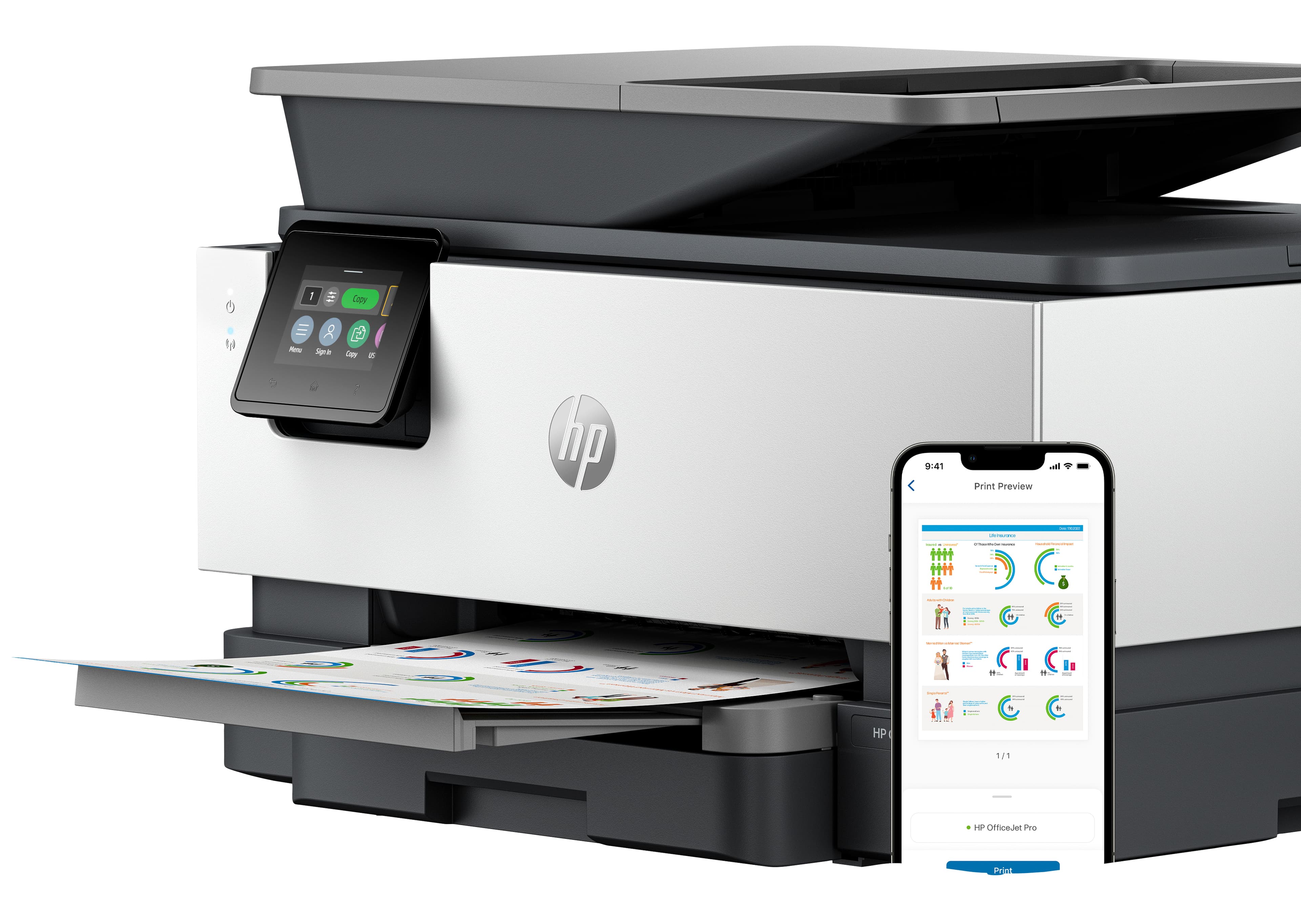 OfficeJet Pro 9120b All-in-One Printer — foto 14 van 18