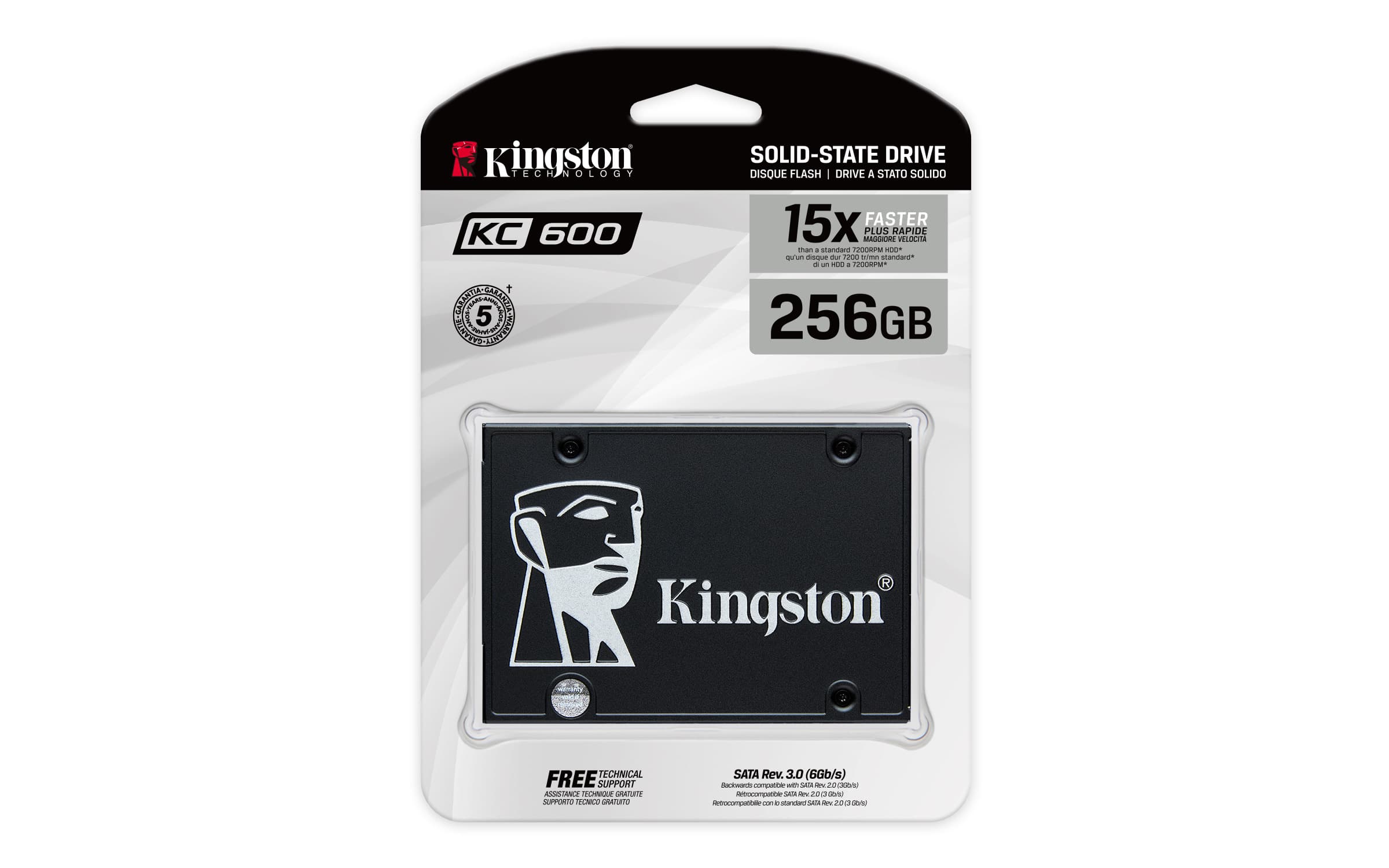Kingston KC600 256GB SSD — photo 3 of 7