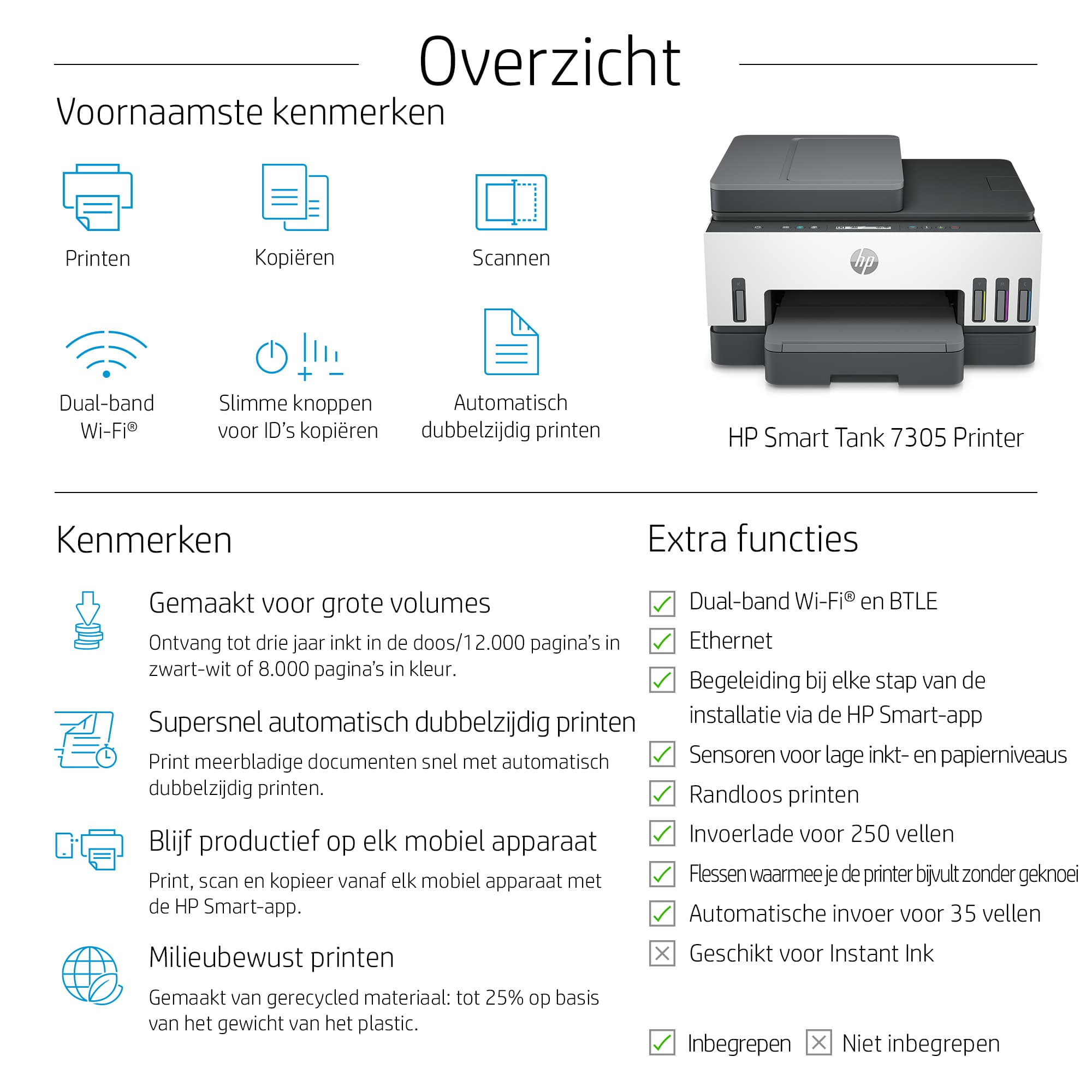 Smart Tank 7305 All-in-One Printer — foto 5 van 12