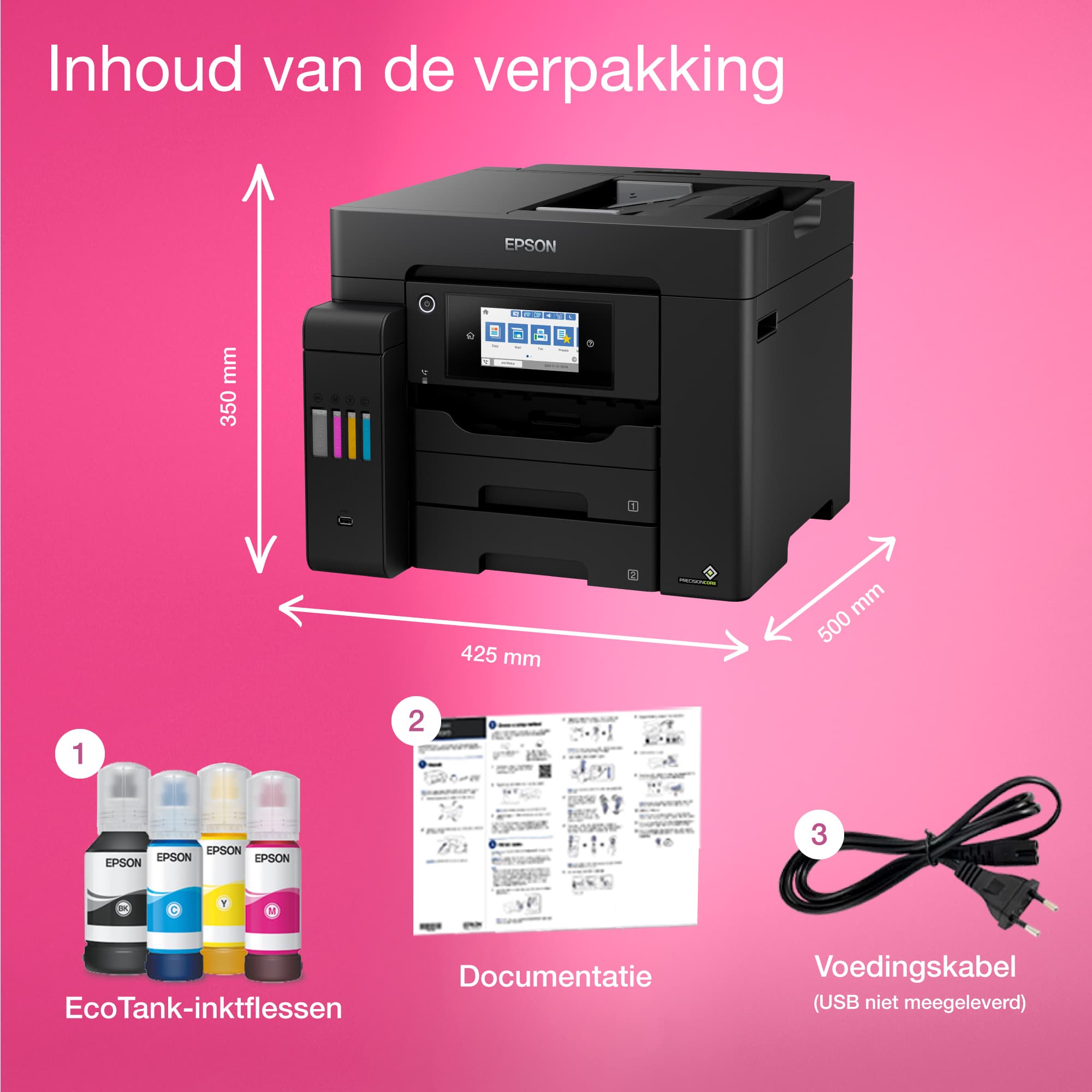 Epson EcoTank ET-5855 Imprimante jet d'encre A4 4800 x 2400 DPI 25 ppm Wi-Fi — photo 10 sur 10
