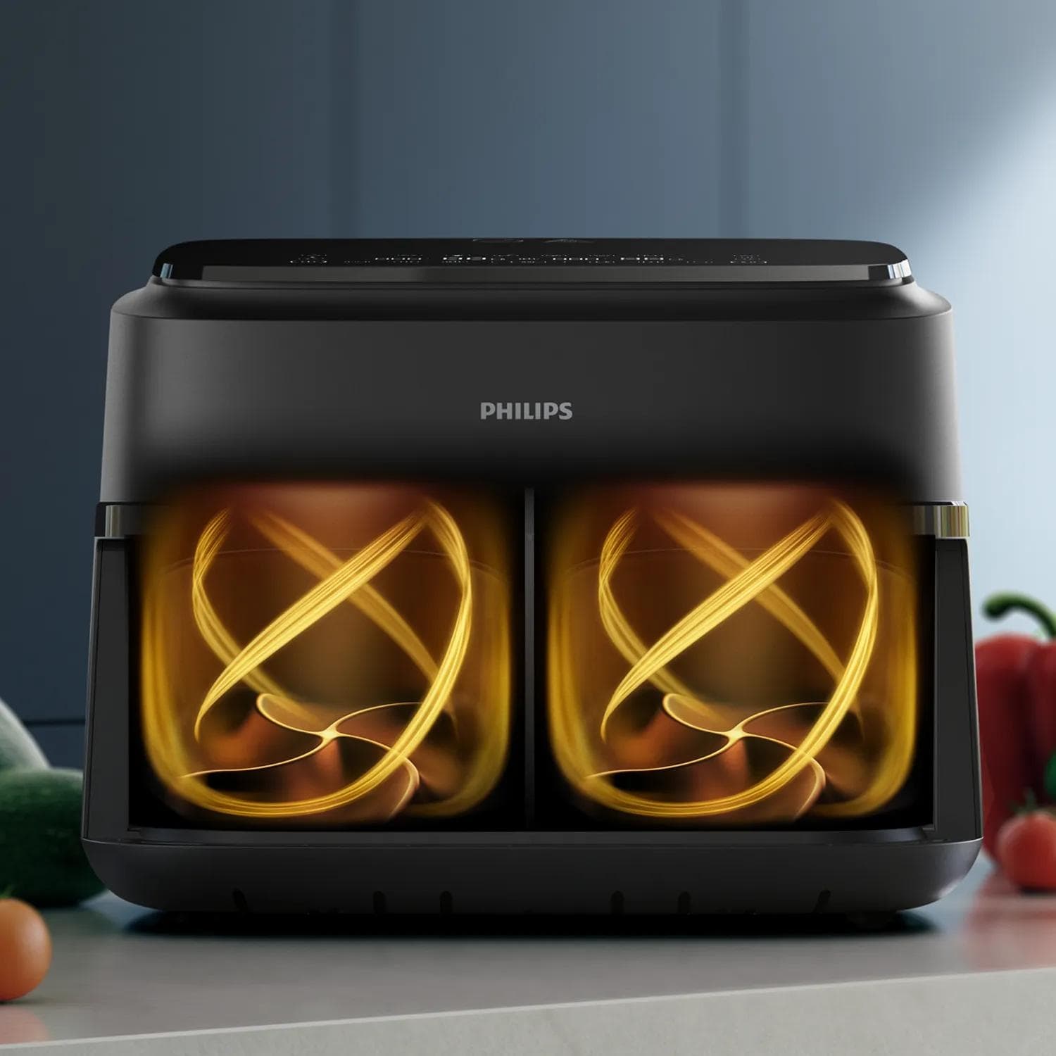 Philips 1000 Series 7L Dual Air Fryer — photo 9 sur 9