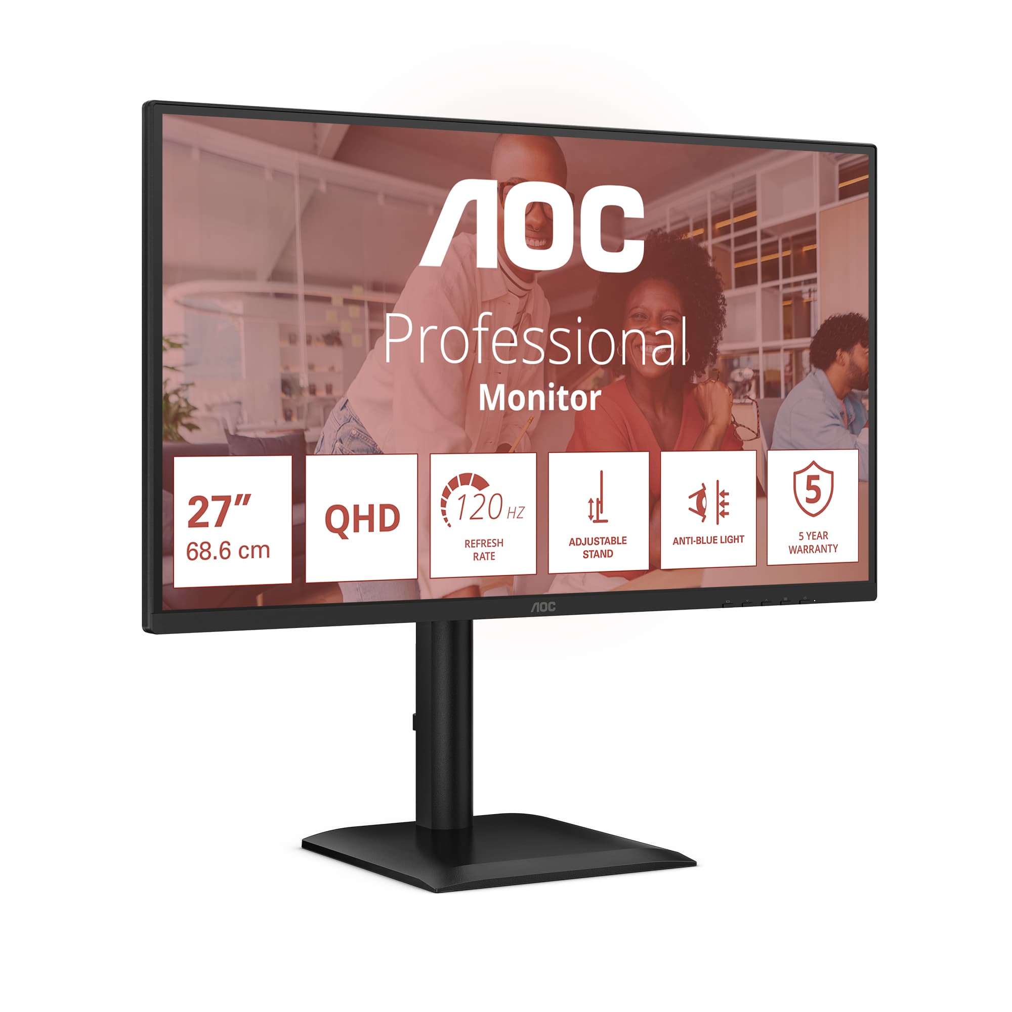 AOC E4 Q27E4U 27" Quad HD IPS LED Monitor — photo 3 of 21