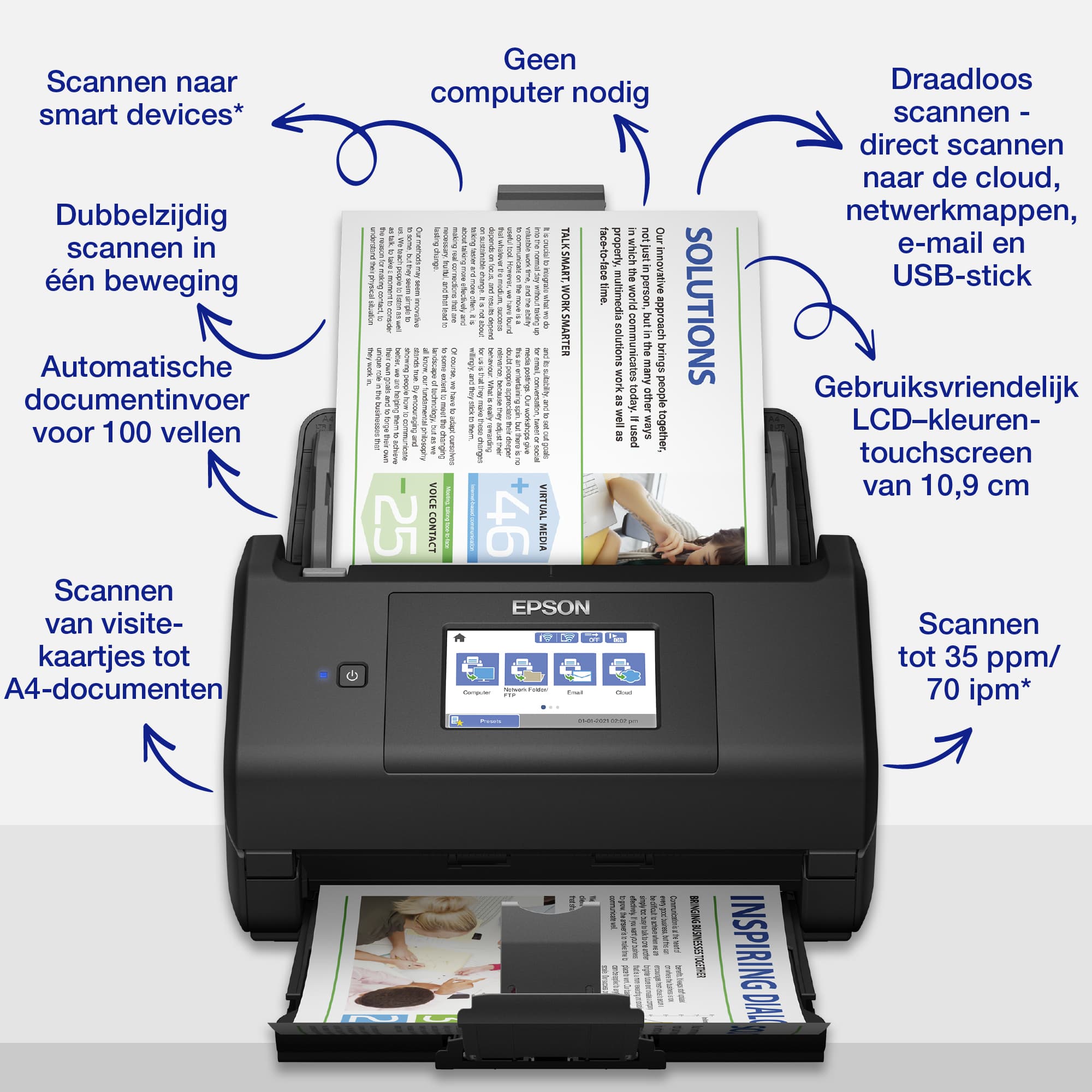 Epson WorkForce ES-580W Scanner à feuilles — photo 16 sur 23