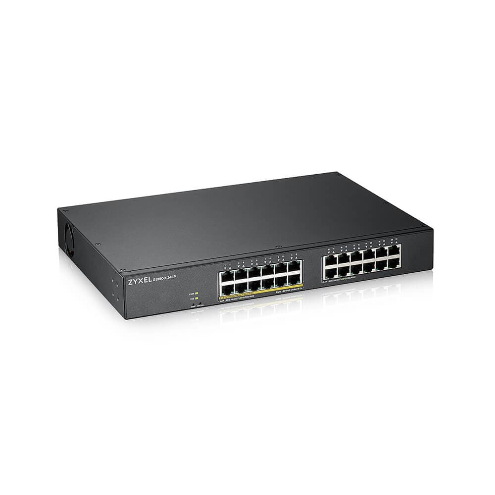 Commutateur 24 ports intelligent géré - PoE+ - Budget d'alimentation 130W — photo 2 sur 4