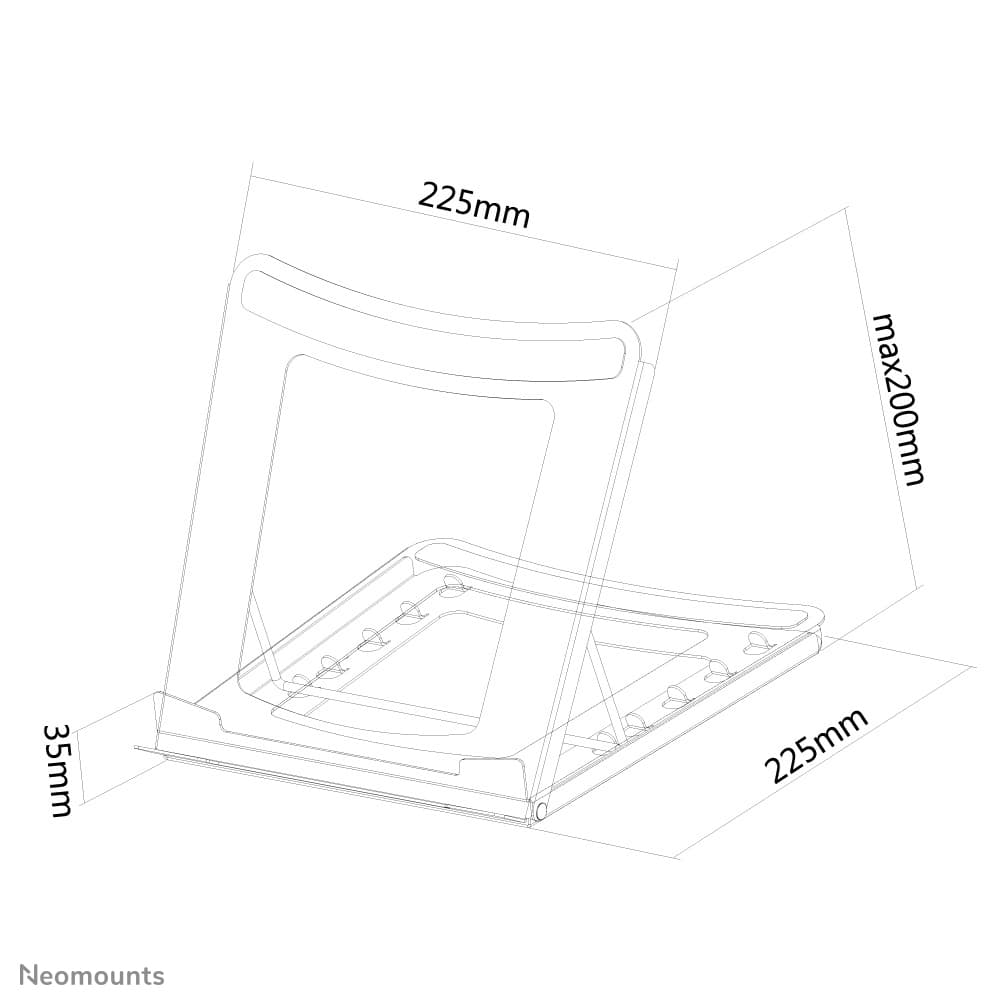 Support d'ordinateur portable NEOMOUNTS NSLS075BLACK — photo 20 sur 20