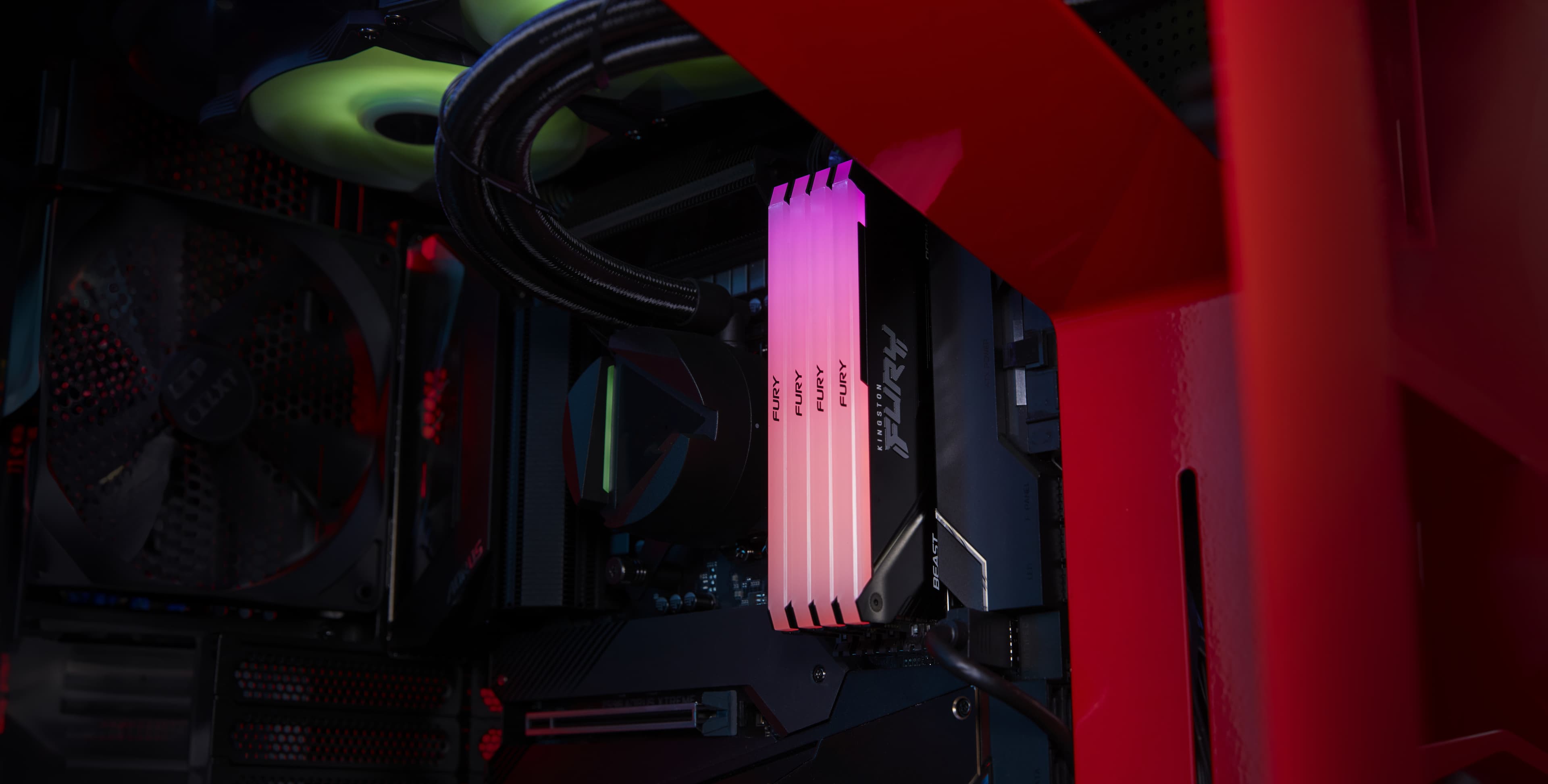 KINGSTON FURY Beast 32GB - RGB - DDR4 - 2x16GB — photo 5 of 8