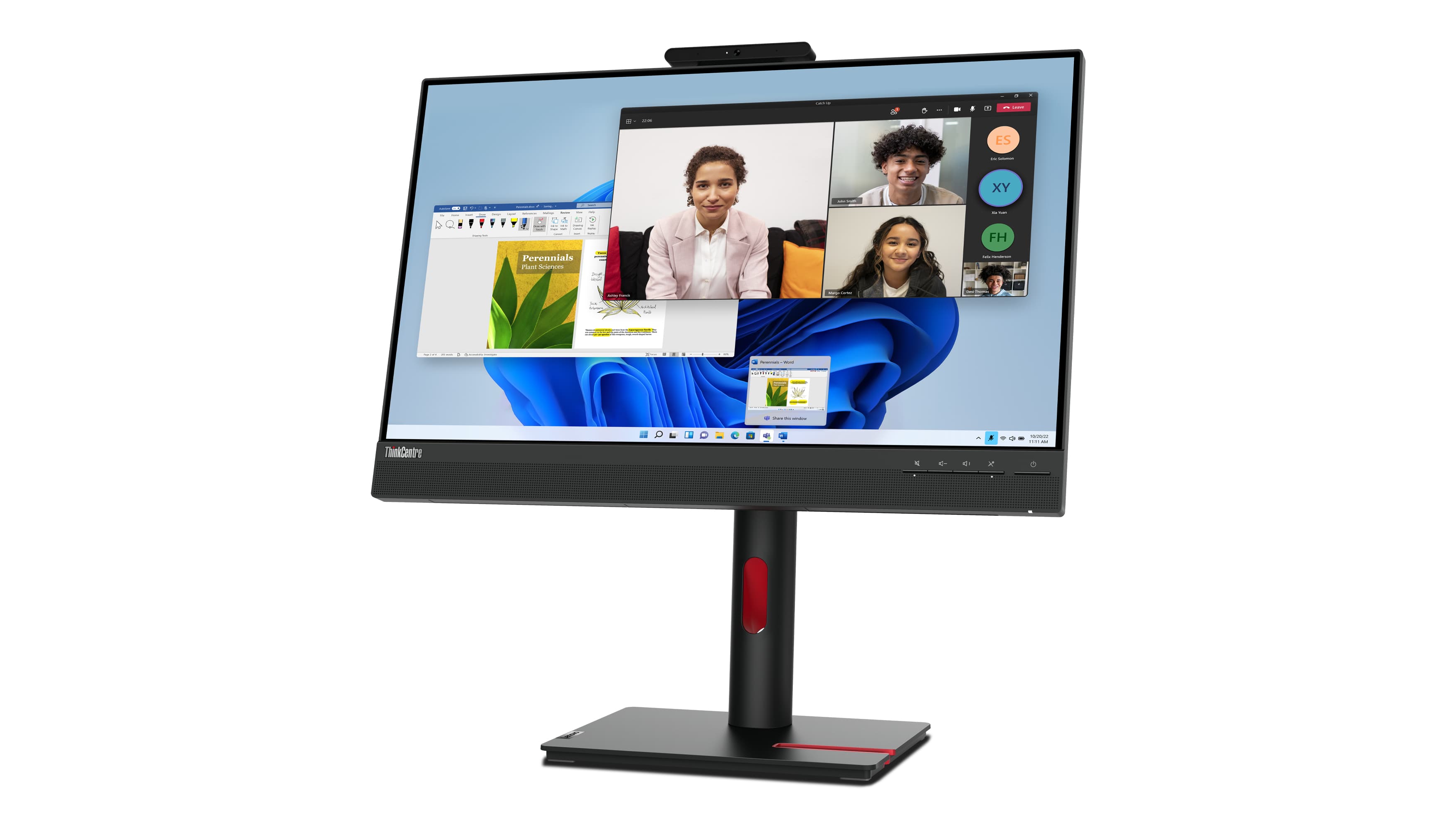 ThinkCentre Tiny-In-One 24 Gen 5 - 24 inch - Full HD IPS LED Monitor - 1920x1080 - Pivot / HAS / Webcam — foto 3 van 23