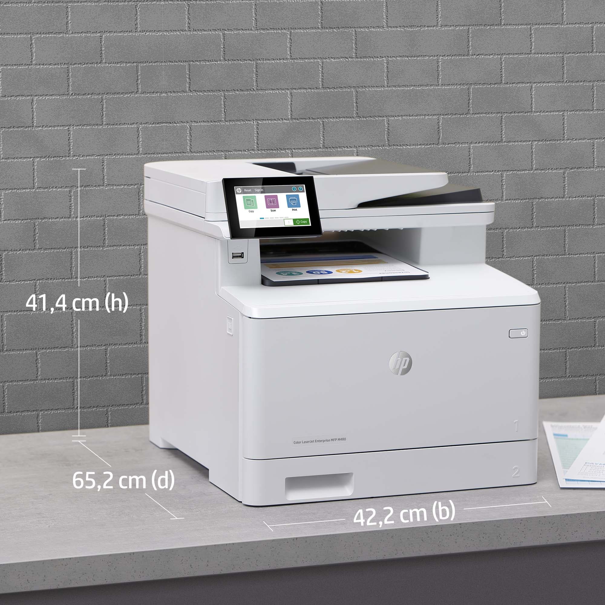 HP Color LaserJet Enterprise MFP M480f Printer — photo 14 of 20