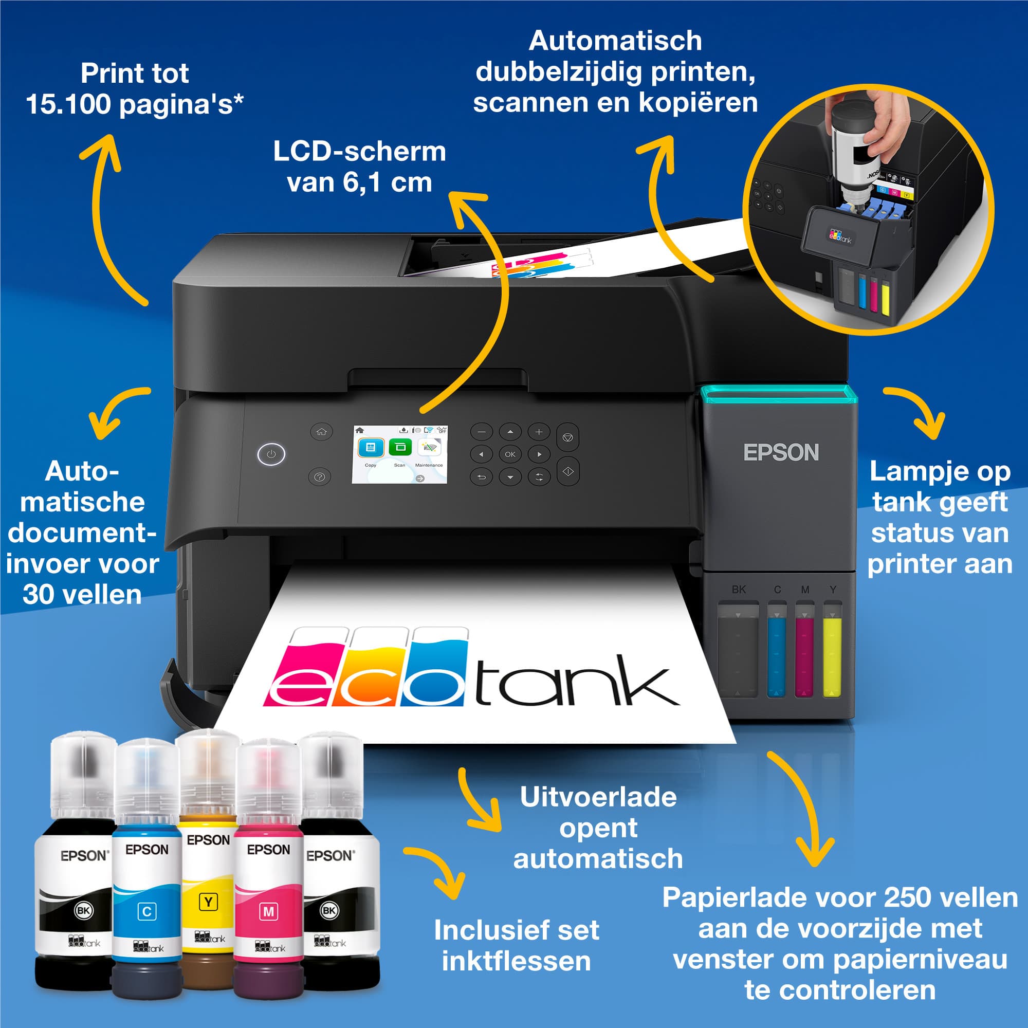 Epson EcoTank ET-3950 — photo 3 sur 12