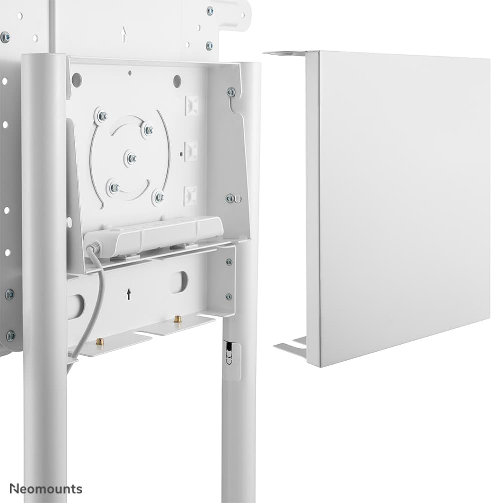 Support mural mobile pour écrans plats 32-70 pouces (support + chariot) (hauteur: 160 cm) Blanc — photo 12 sur 16
