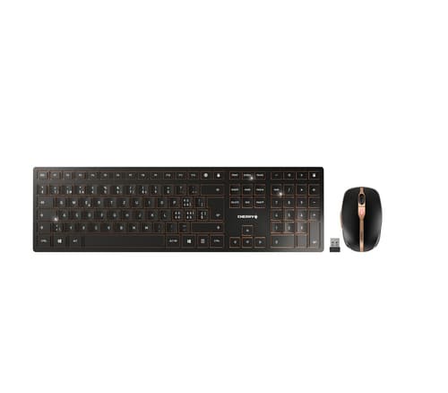 Ensemble CHERRY DW 9100 SLIM - Clavier sans fil QWERTZ et souris