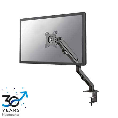 Einzelner Monitorarm - 17-27 Zoll - 2-7 kg - Schraubenfeder - Schwarz