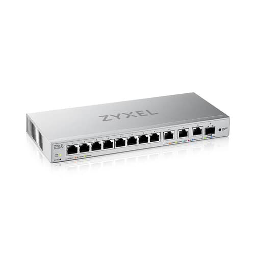 12-Port Web-Managed Multi-Gigabit Switch includes 3-Port 10G and 1-Port 10G SFP+
