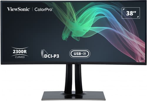 LED monitor - WQHD curved 21:9 - 38inch - 300 nits - resp 5ms - 100% sRGB - incl 2x5W speakers - USB-C 90W - RJ45