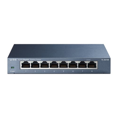 TP-LINK TL-SG108 8-Port Unmanaged L2 Gigabit-Switch