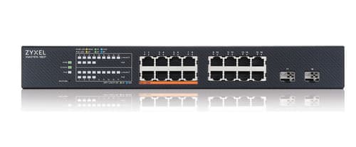 16-port 2.5GbE - 2 SFP+ - 8 x PoE++ 180W Smart Switch - hybrid mode - standalone or NebulaFlex Cloud