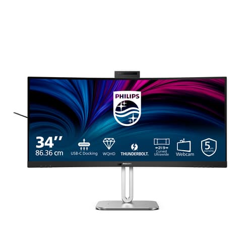 Monitor krzywoliniowy PHILIPS 34" UltraWide Quad HD