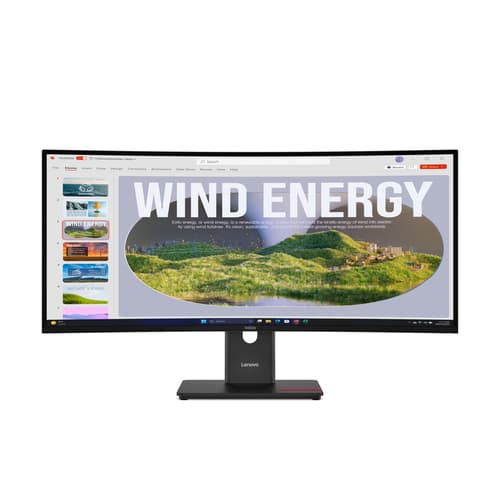 Lenovo ThinkVision T34WD-40 34" Curved UltraWide Quad HD Monitor