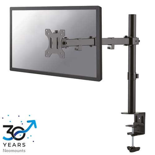 Soporte de monitor individual - 10-32 pulgadas - 0-8 kg - Negro