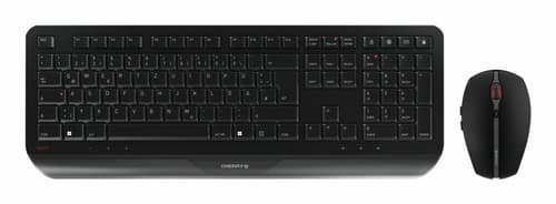 GENTIX DESKTOP German Keyboard and Mouse Set black
