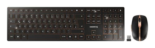 DW 9100 SLIM - Desktop set - Wireless - QWERTZ - Black