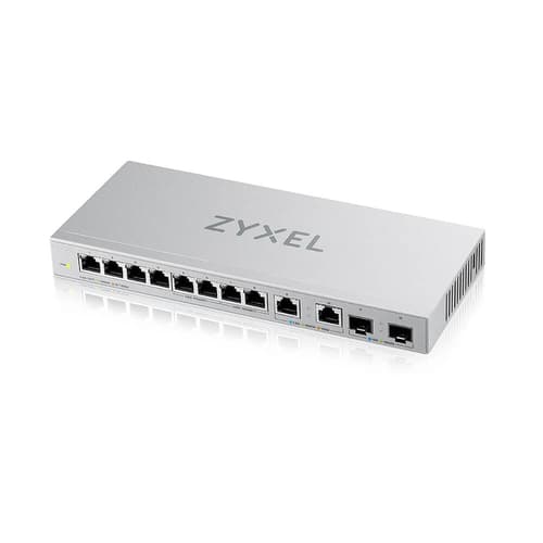 XGS1010-12 v2 - 12-Port Gigabit Unmanaged Desktop Switch with 8-Port 1G + 2-Port 2.5G + 2-Port SFP+