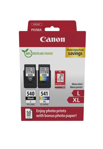 Canon PG-540L/CL-541XL Photo Value Pack