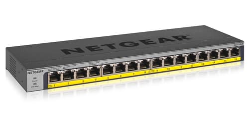 Conmutador Gigabit Ethernet no gestionado de 16 puertos con FlexPoE (76 W)