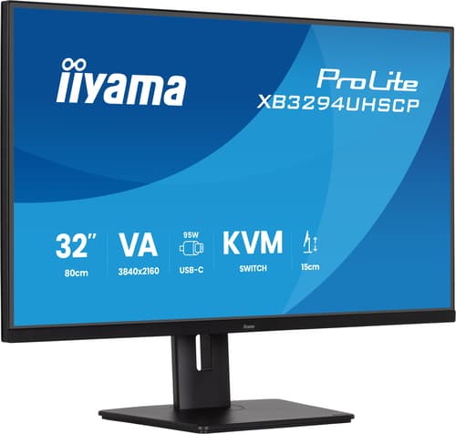 Prolite 32 inch - 4K LED Monitor - USB-C Dock - KVM Switch - 3840x2160