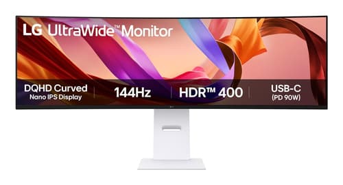 LG U950A 49" curvada UltraWide Nano IPS LED 5120x1440 Blanco USB-C