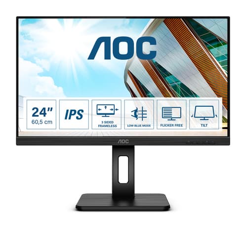 Monitor AOC P2 Series 24" Quad HD IPS LED