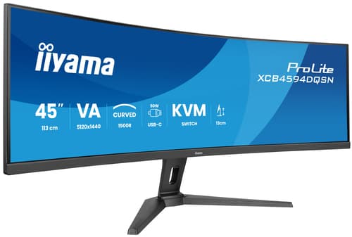 ProLite 45 inch - Curved - UltraWide Dual Quad HD VA LED Monitor - 5120x1440 - USB-C Dock - HAS / RJ45
