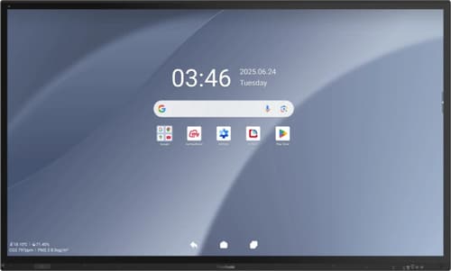 ViewBoard 63 serie touchscreen 86 inch UHD - Android 15.0 - PCAP 500 nits - USB-C - DP